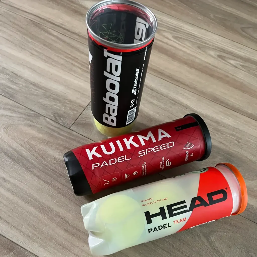 padelballen van diverse merken