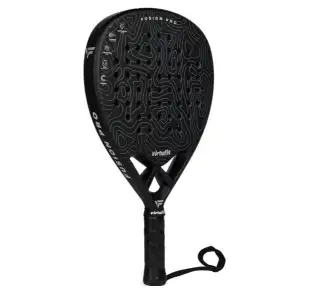 afbeedling van een goed zwart padel racket in diamant vorm